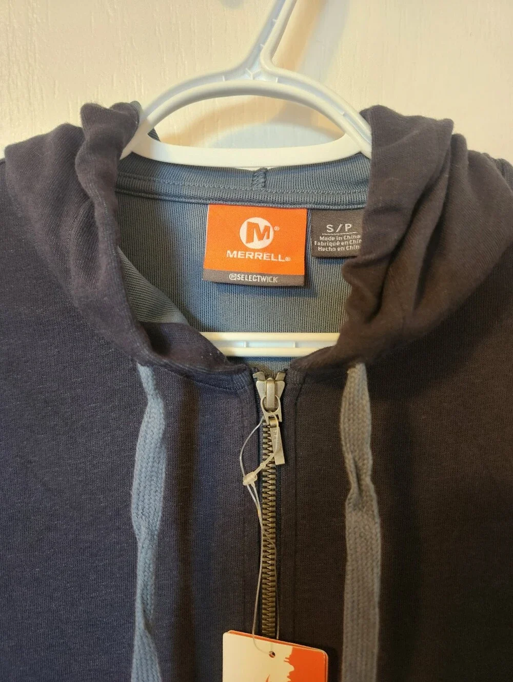 NWT Men' Merrell Zip Hoodie Size Small - Picture 4 of 7